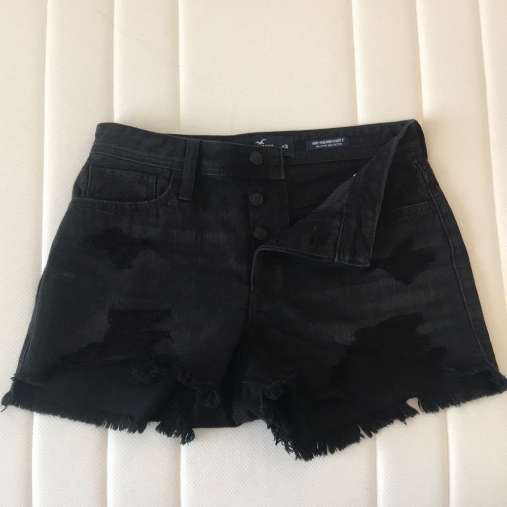 Black Hollister Mom Shorts